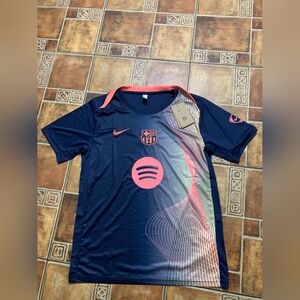 Nike Navy and Pink Men's Jersey